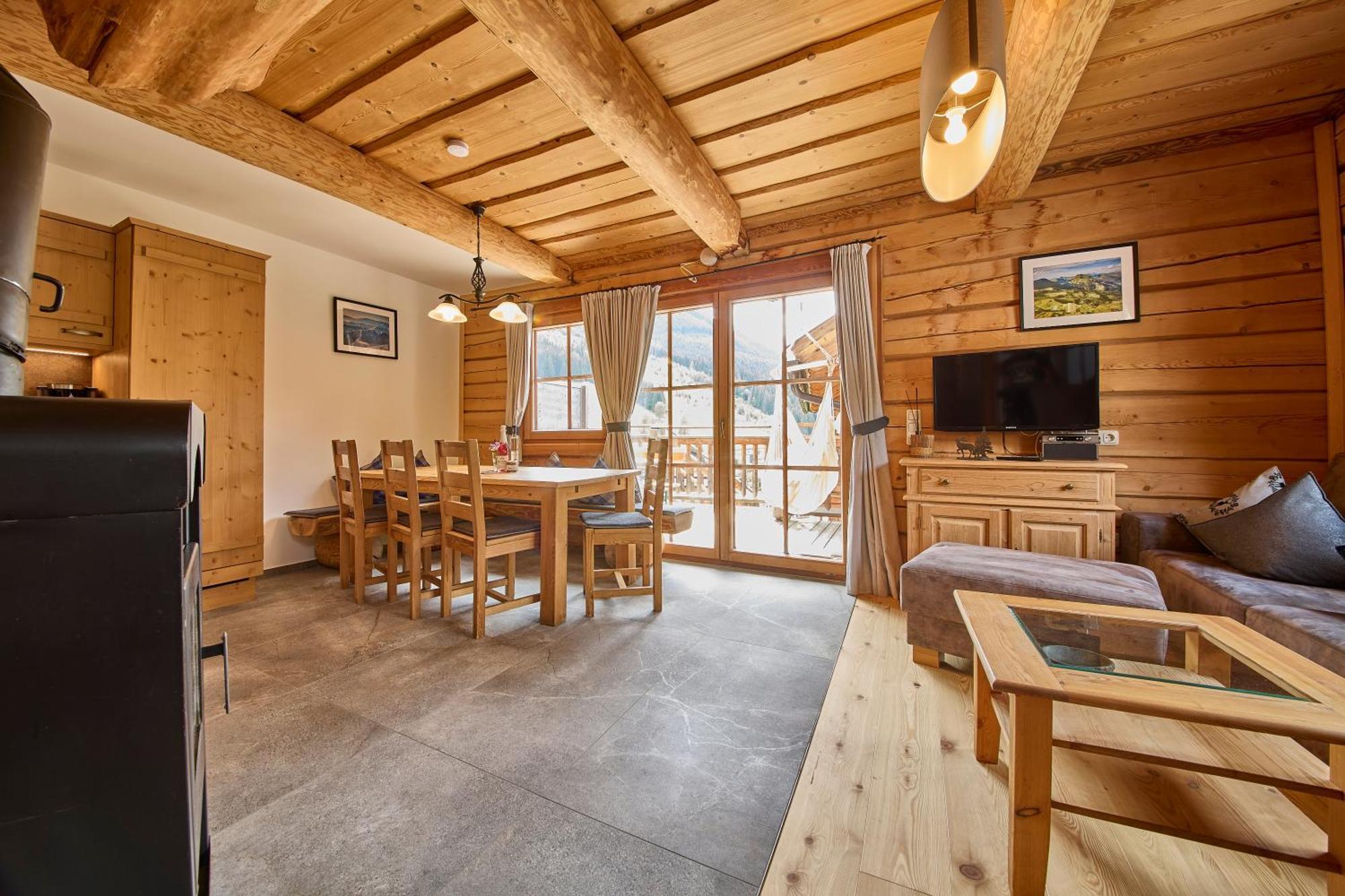 Ferienwohnung Drei Hittn Saalbach Exterior foto