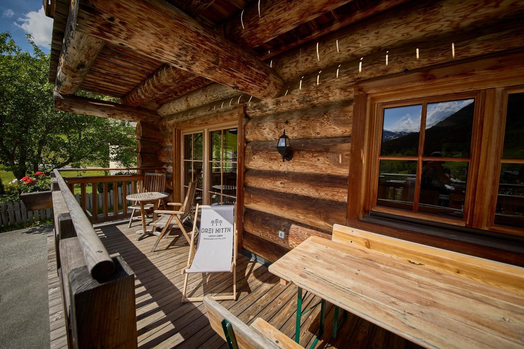 Ferienwohnung Drei Hittn Saalbach Exterior foto