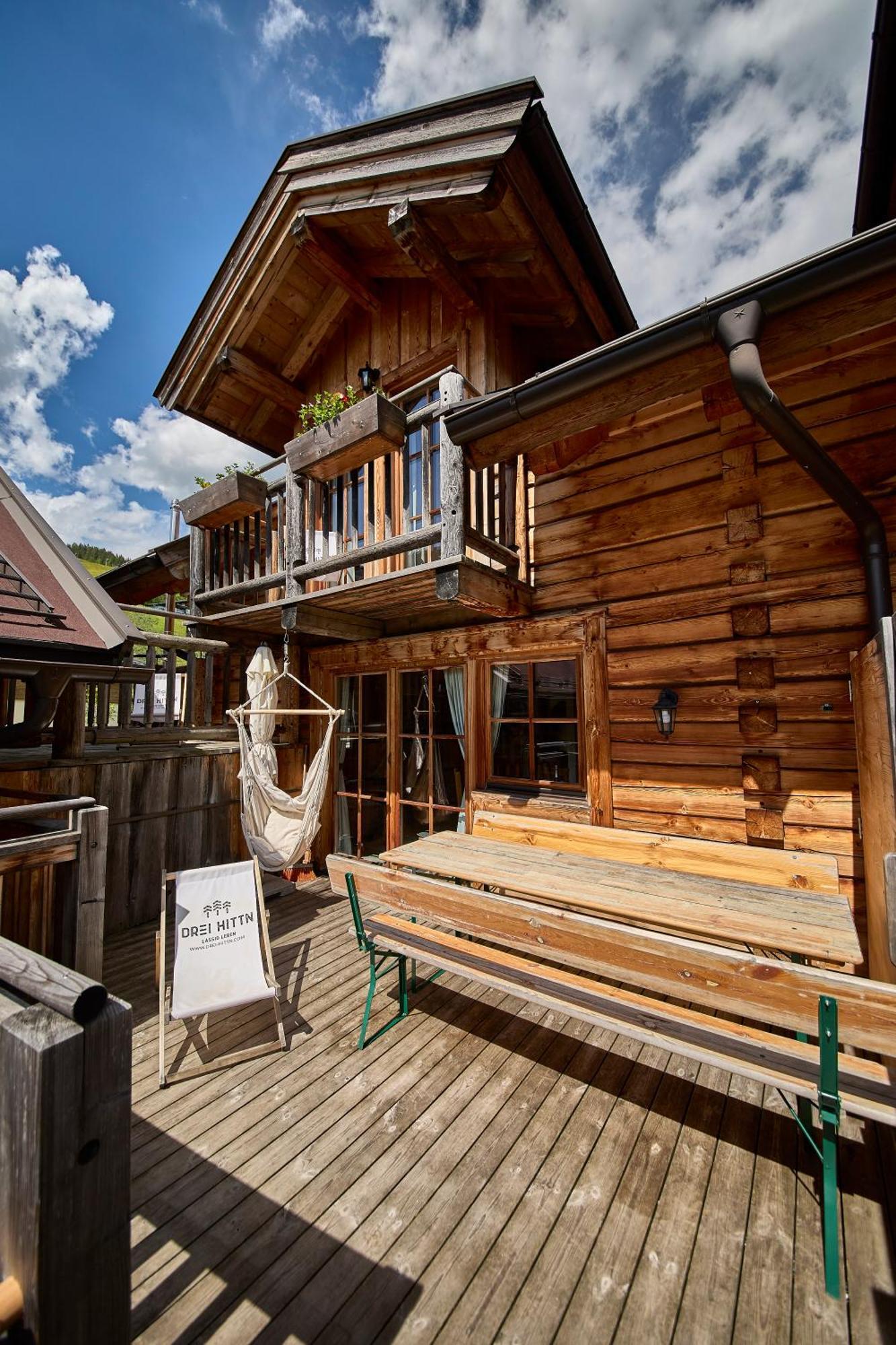 Ferienwohnung Drei Hittn Saalbach Exterior foto