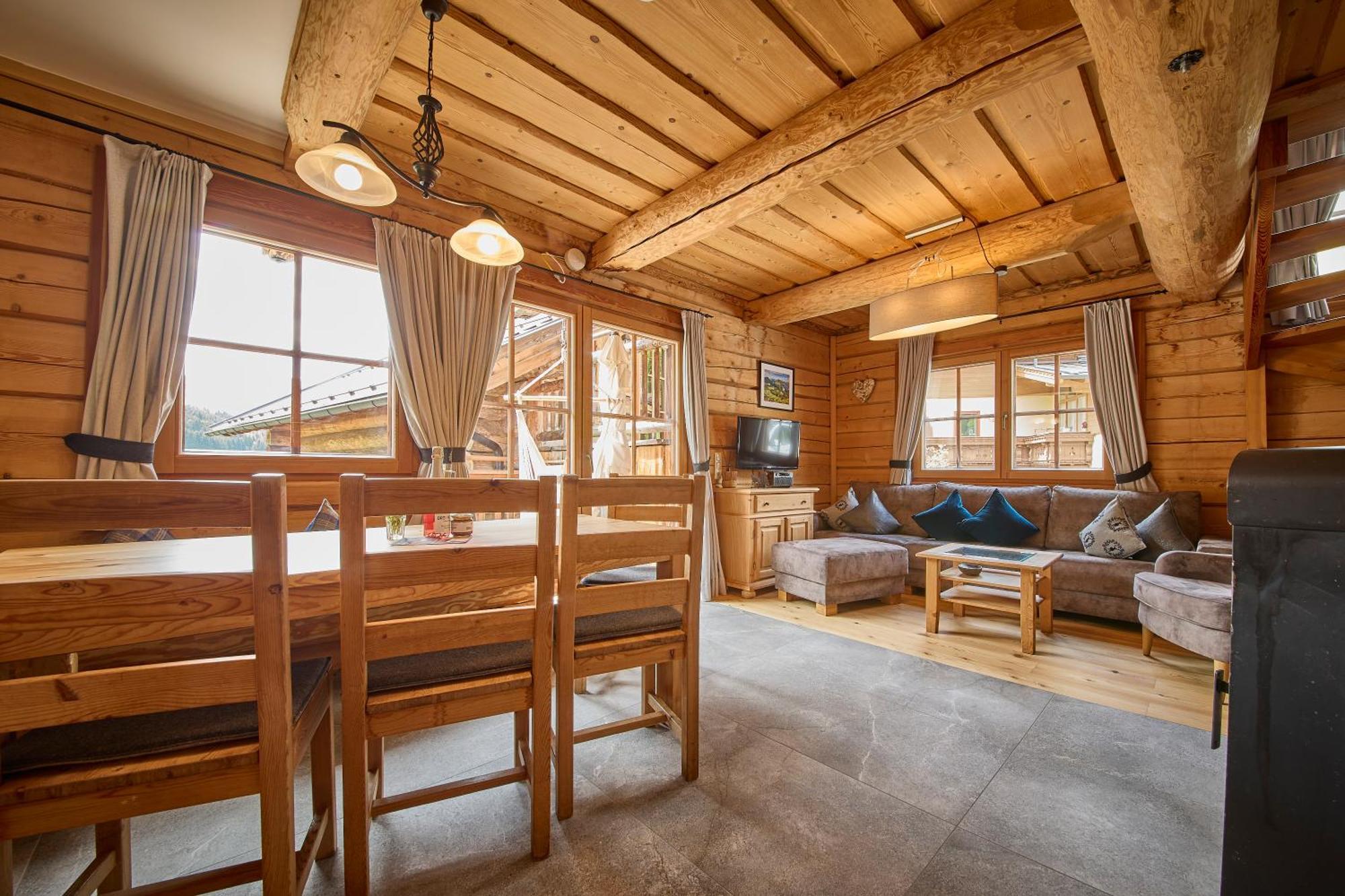 Ferienwohnung Drei Hittn Saalbach Exterior foto