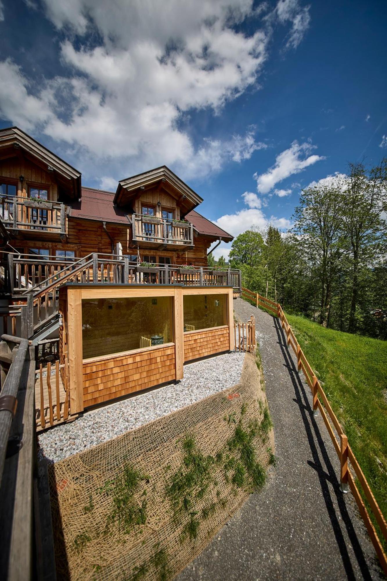Ferienwohnung Drei Hittn Saalbach Exterior foto