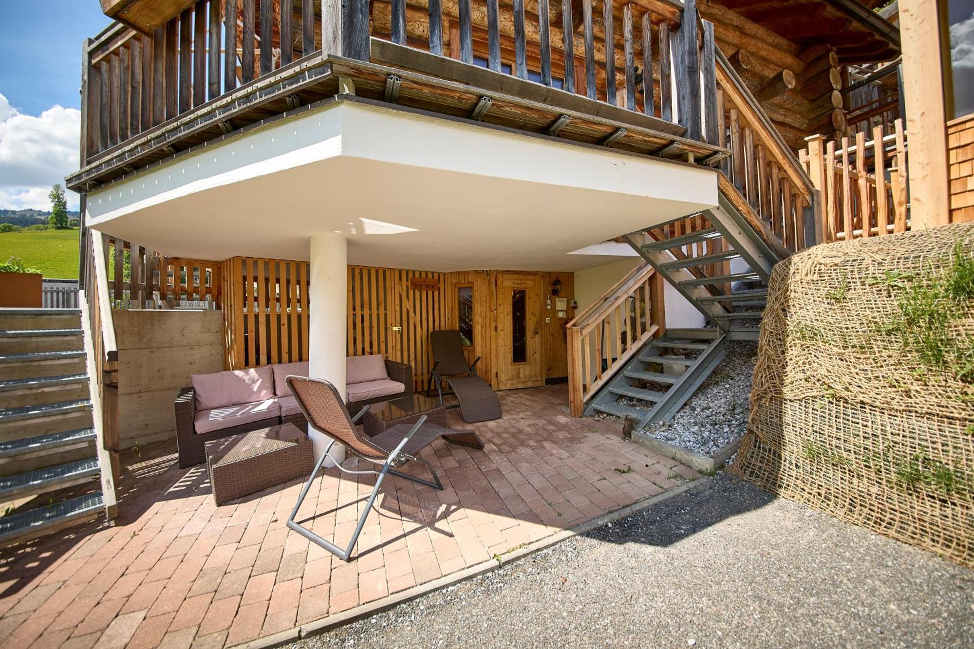 Ferienwohnung Drei Hittn Saalbach Exterior foto