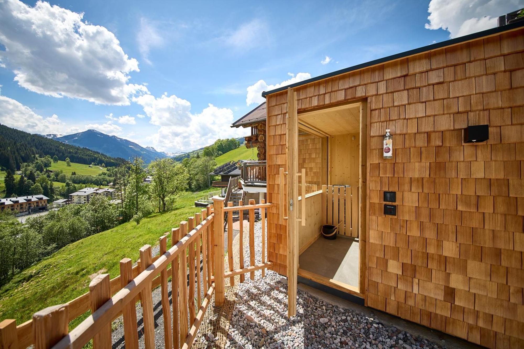 Ferienwohnung Drei Hittn Saalbach Exterior foto